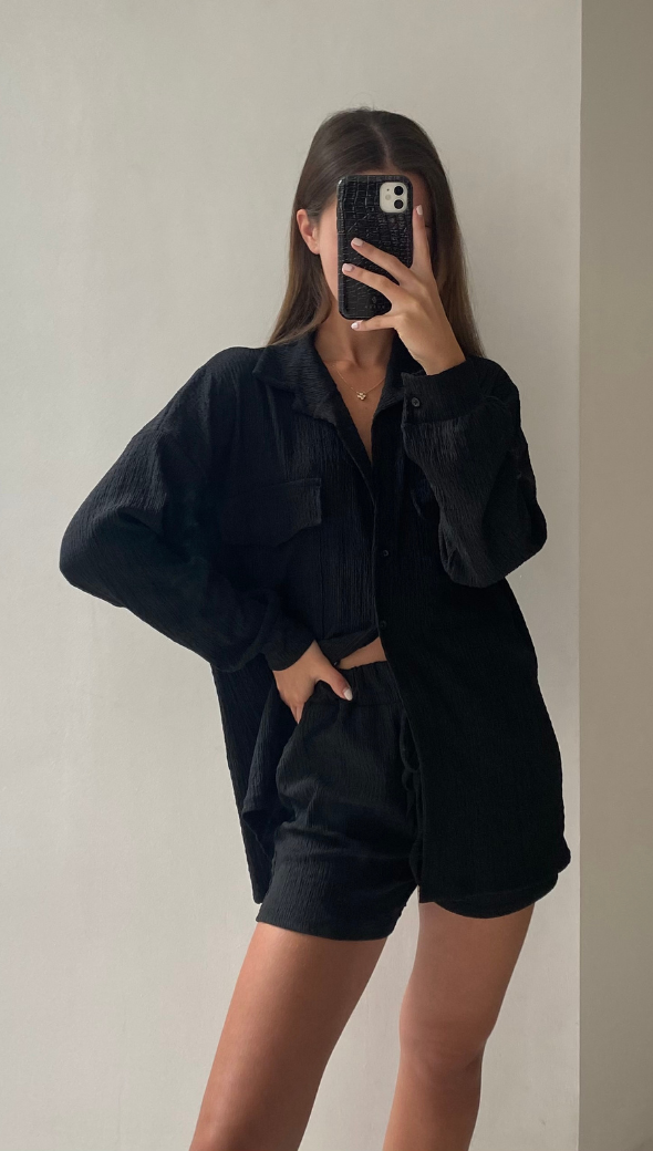 JASMINE CO-ORD - BLACK