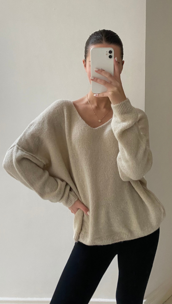 HAILEY SWEATER - SILVERSAND