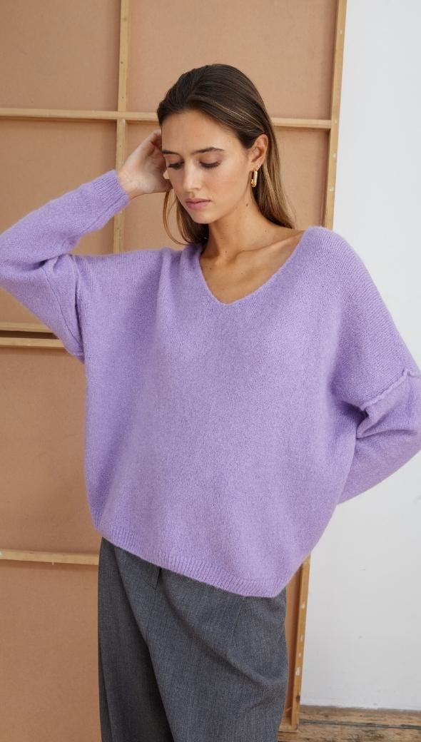 HAILEY SWEATER - LILAC