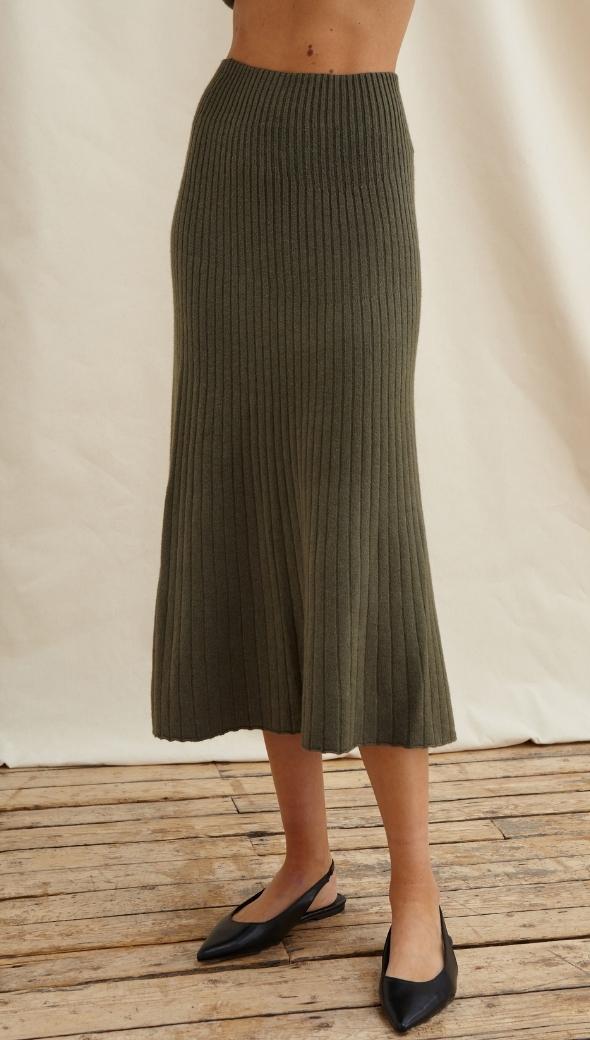 ALMA SKIRT - KHAKI