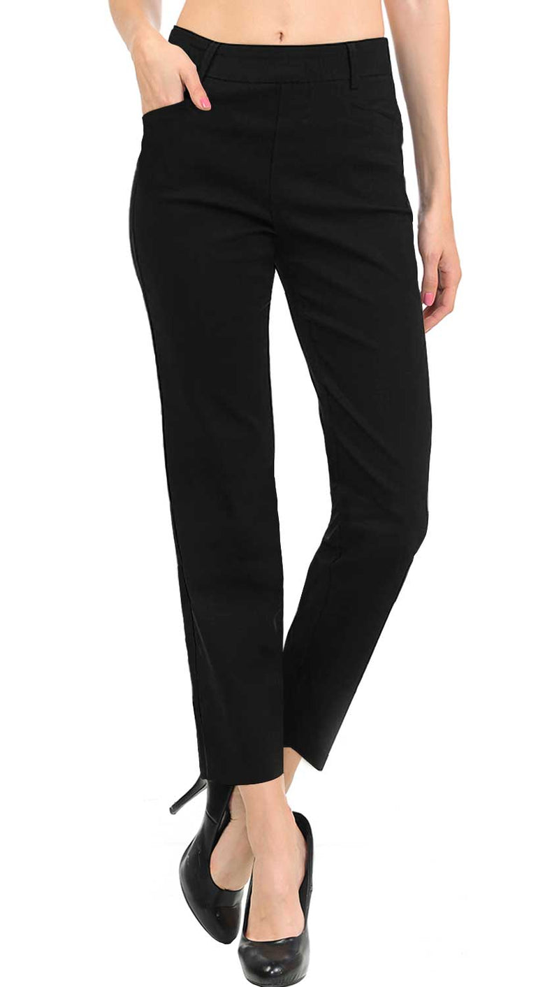 black ankle pants womens