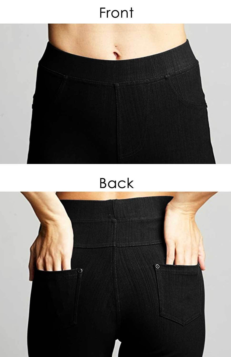 jeggings with back pockets