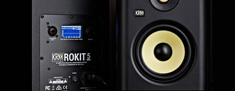 KRK ROKIT G4 powered studio monitor with DSP-driven Onboard EQ and Visual LCD - image