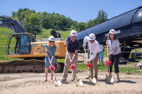 Groundbreaking on Mount Snow Carinthia Lodge