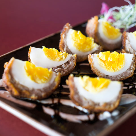 Scotch Eggs Tetherow Resort. 