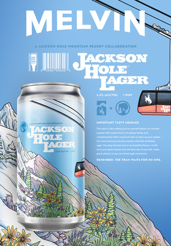 Jackson Hole Lager Melvin Brewing