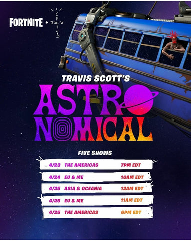 Travis Scott Astronomical Fortnite