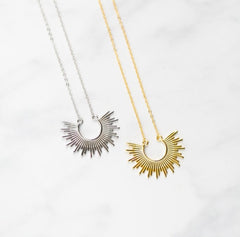 Sunburst Pendant Necklace