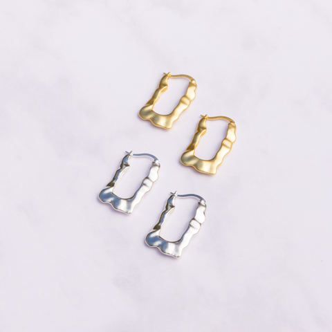 Rectangle Shaped Earrings