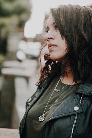 Layering necklaces Rock Paper Roses