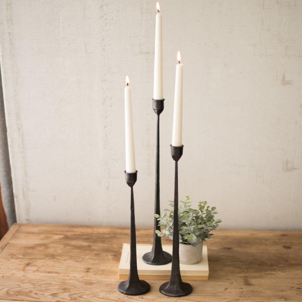 tall candle holder set