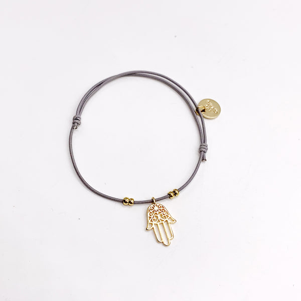 Les Cleias Bracelet with Fatima Hand Dangling – Scarabee