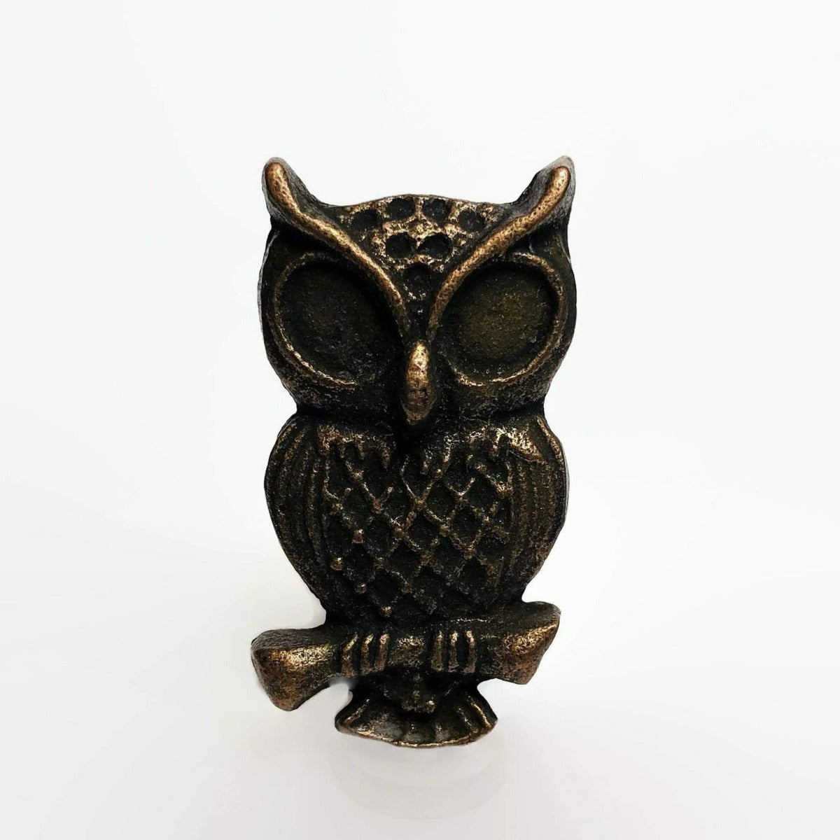 Wise Old Owl Knobs Furniture Drawer Pulls in Cast Iron Dwyer