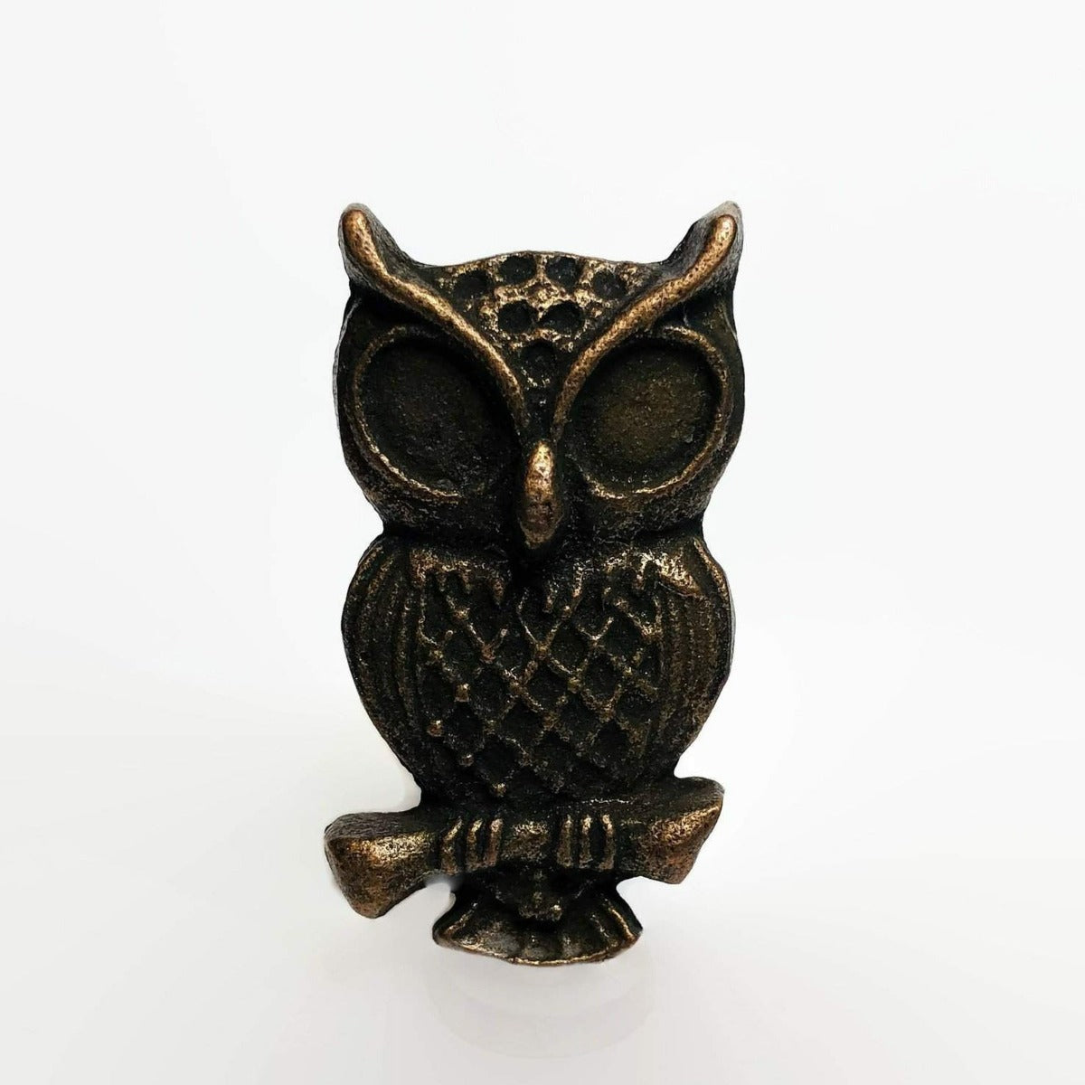 Wise Old Owl Cabinet Knobs Furniture Drawer Pulls In Cast Iron