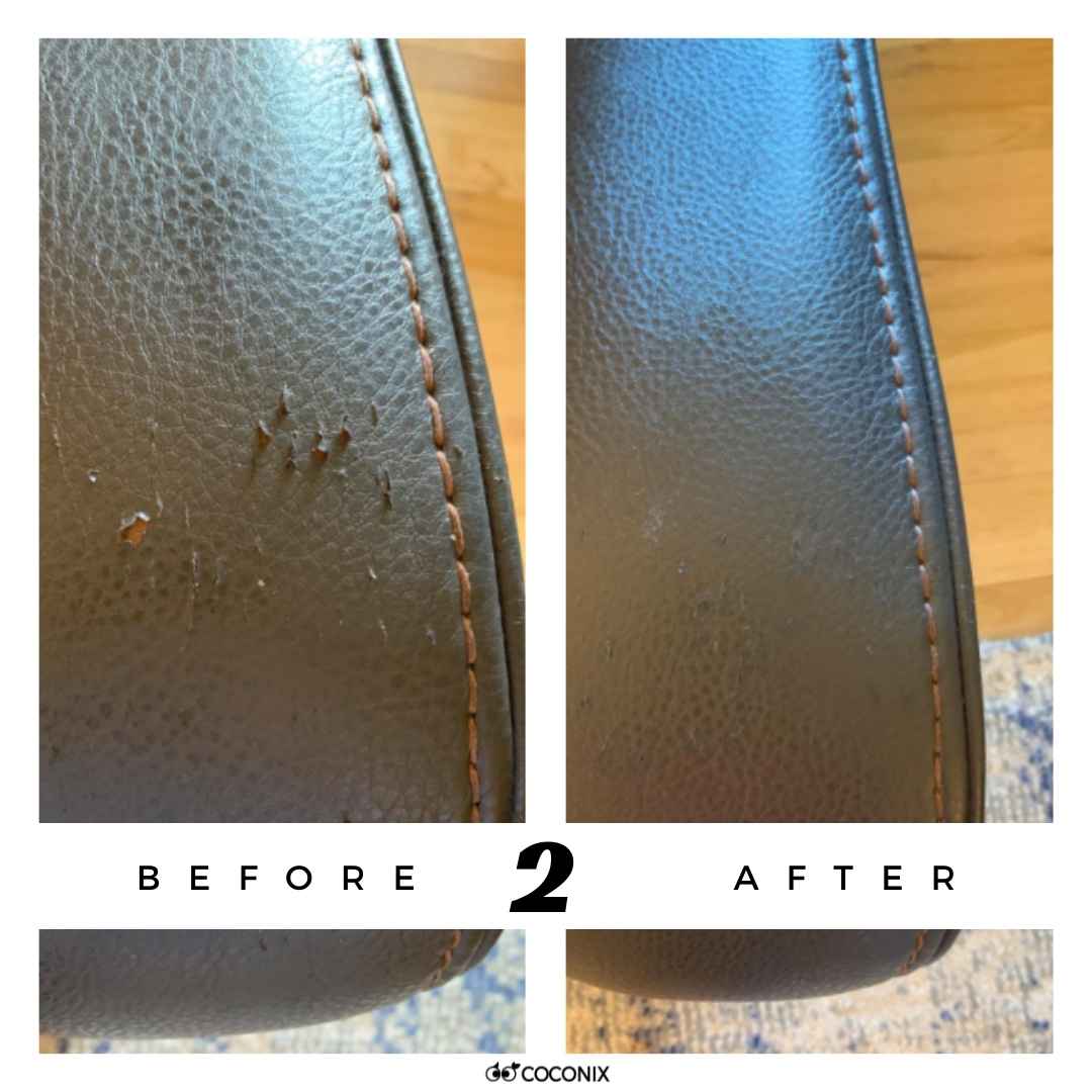 Animal Damaged Fabric Sofa repair stitch tear fabric restoration patch dog  cat bite tear chunk missing upholstery
