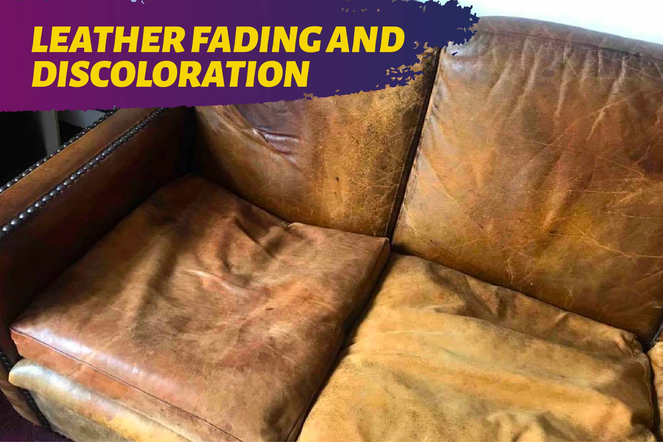 Leather Fading, Stains, and Discoloration