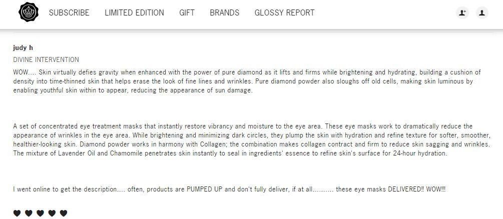 Diamond Select Anti-Gravity Spark Eye Mask review