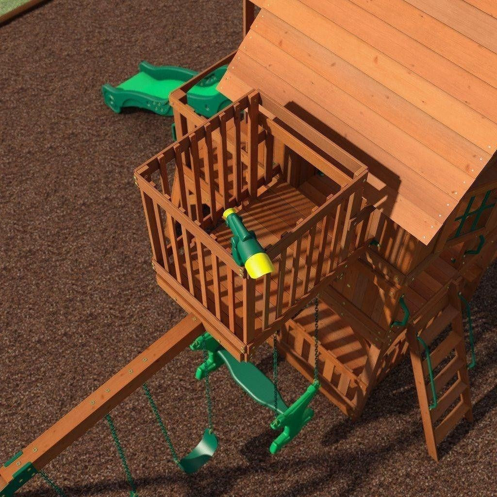 Skyfort Ii Wooden Swing Set