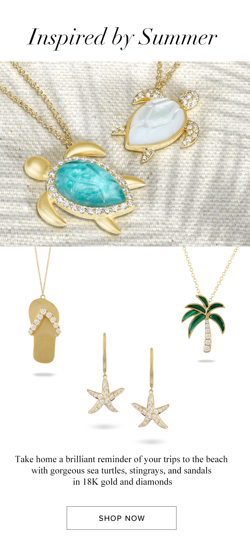 Doves beach themed earrings necklaces palm tree flip flops