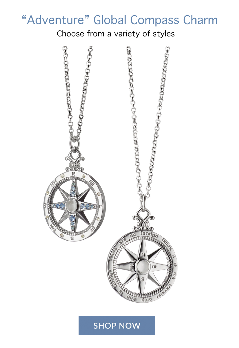 compass necklace graduation gift