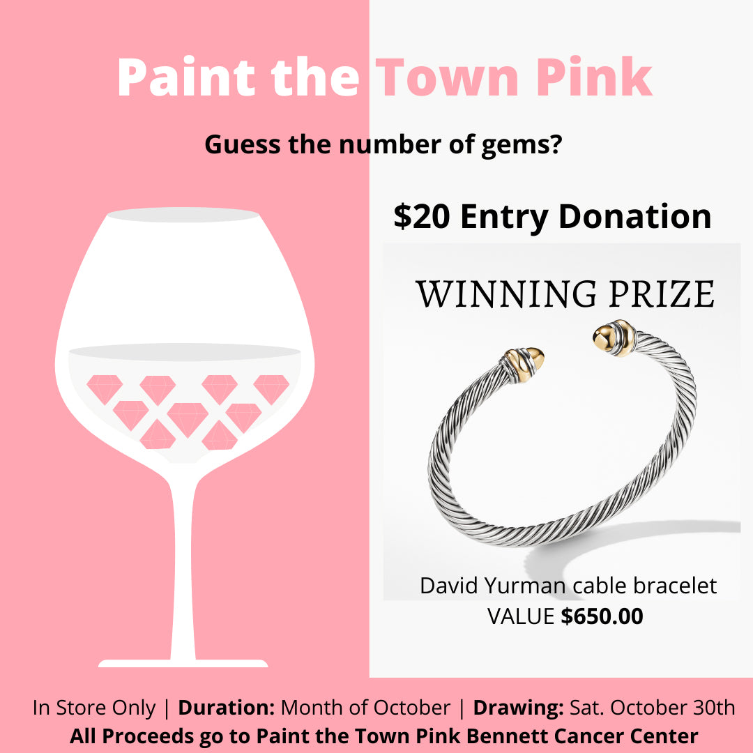 paint the town pink win a bracelet