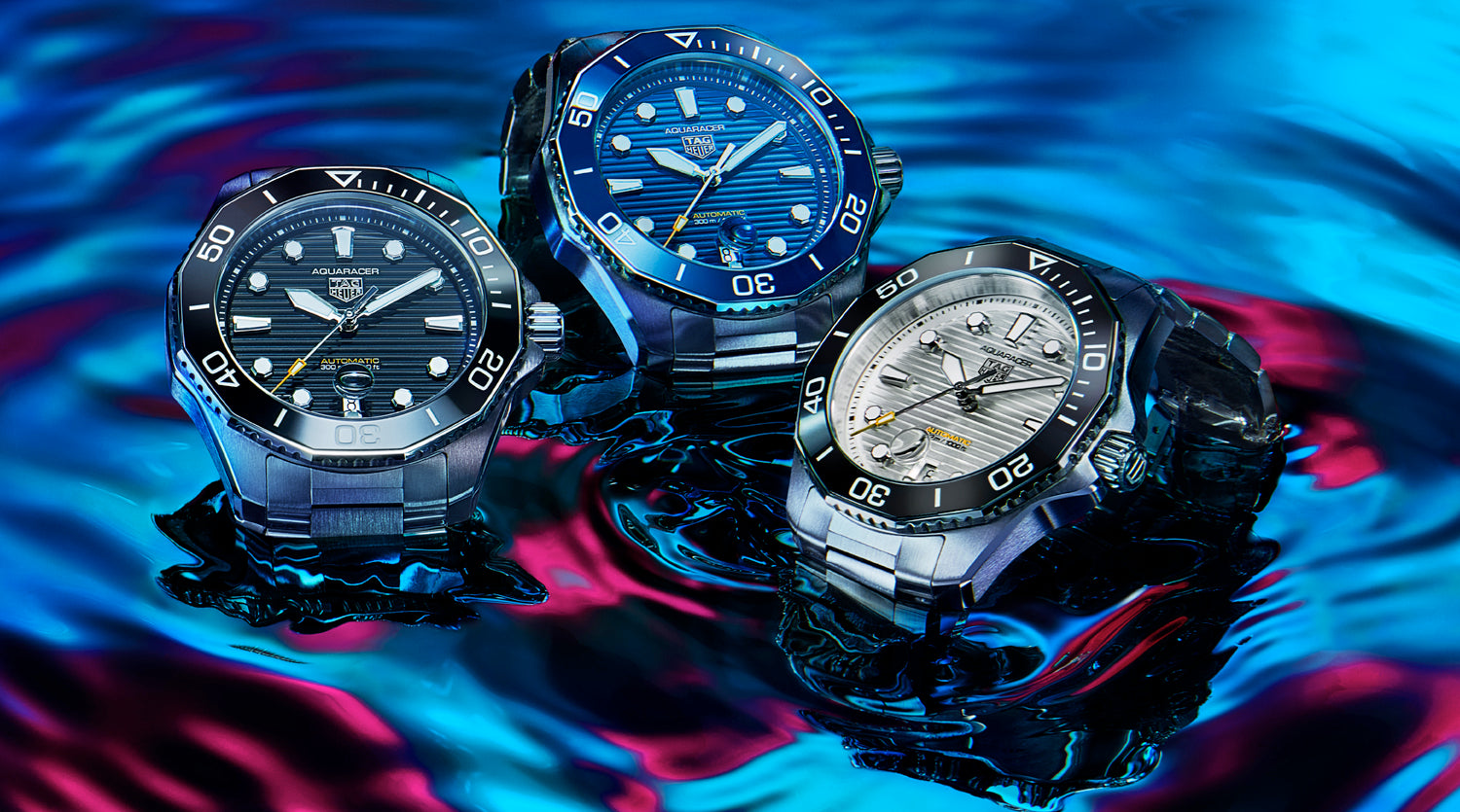 tag heuer aquaracer water resistant watches