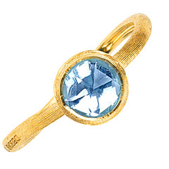 Marco Bicego Jaipur Blue Topaz 18K Yellow Gold Ring AB4712 TP01 Y