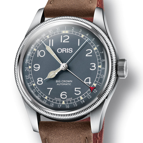 Oris Big Crown Pointer Date Blue Dial 40mm Steel Watch – NAGI