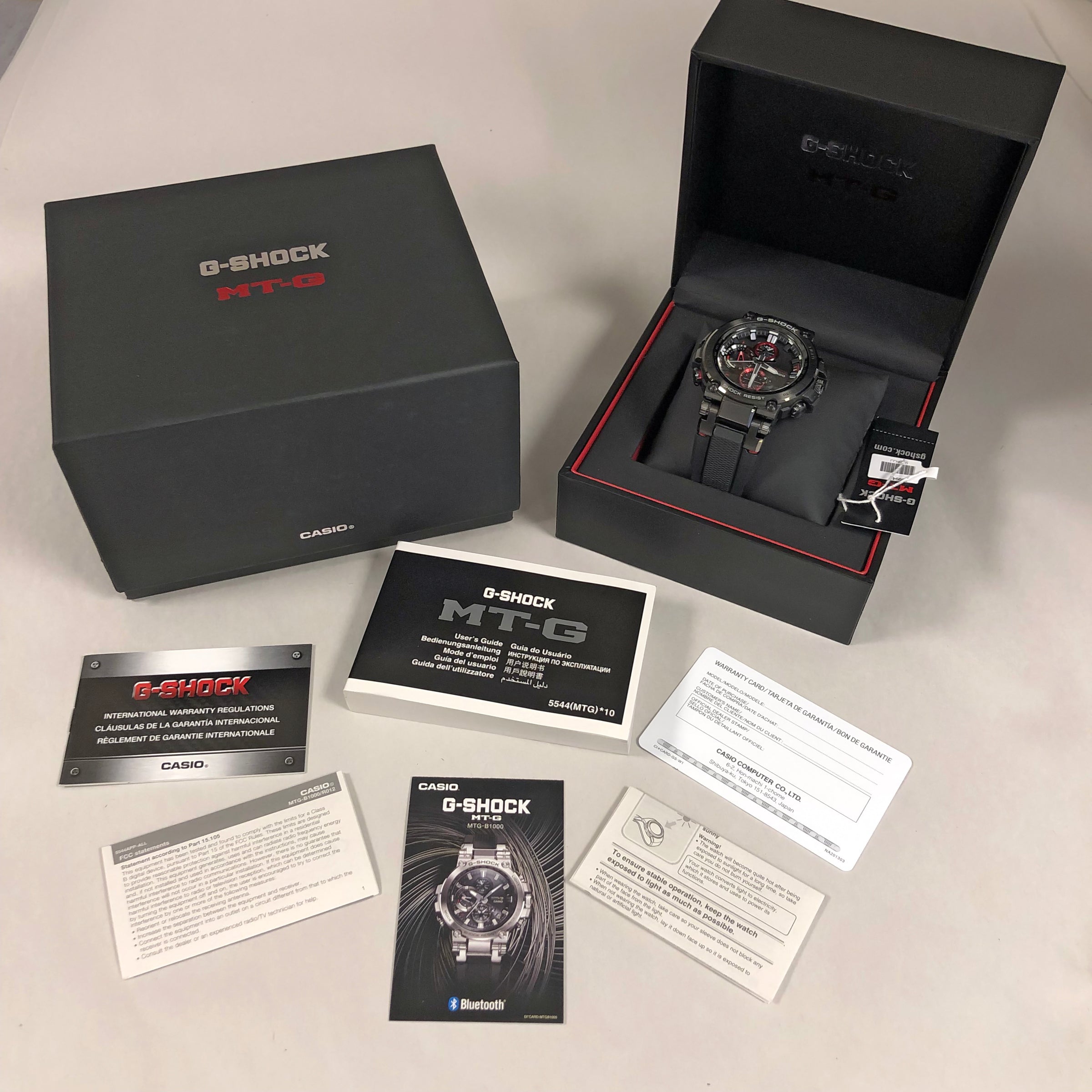 Casio G-Shock MT-G MTGB1000-1A Bluetooth Connected Stainless Steel – NAGI