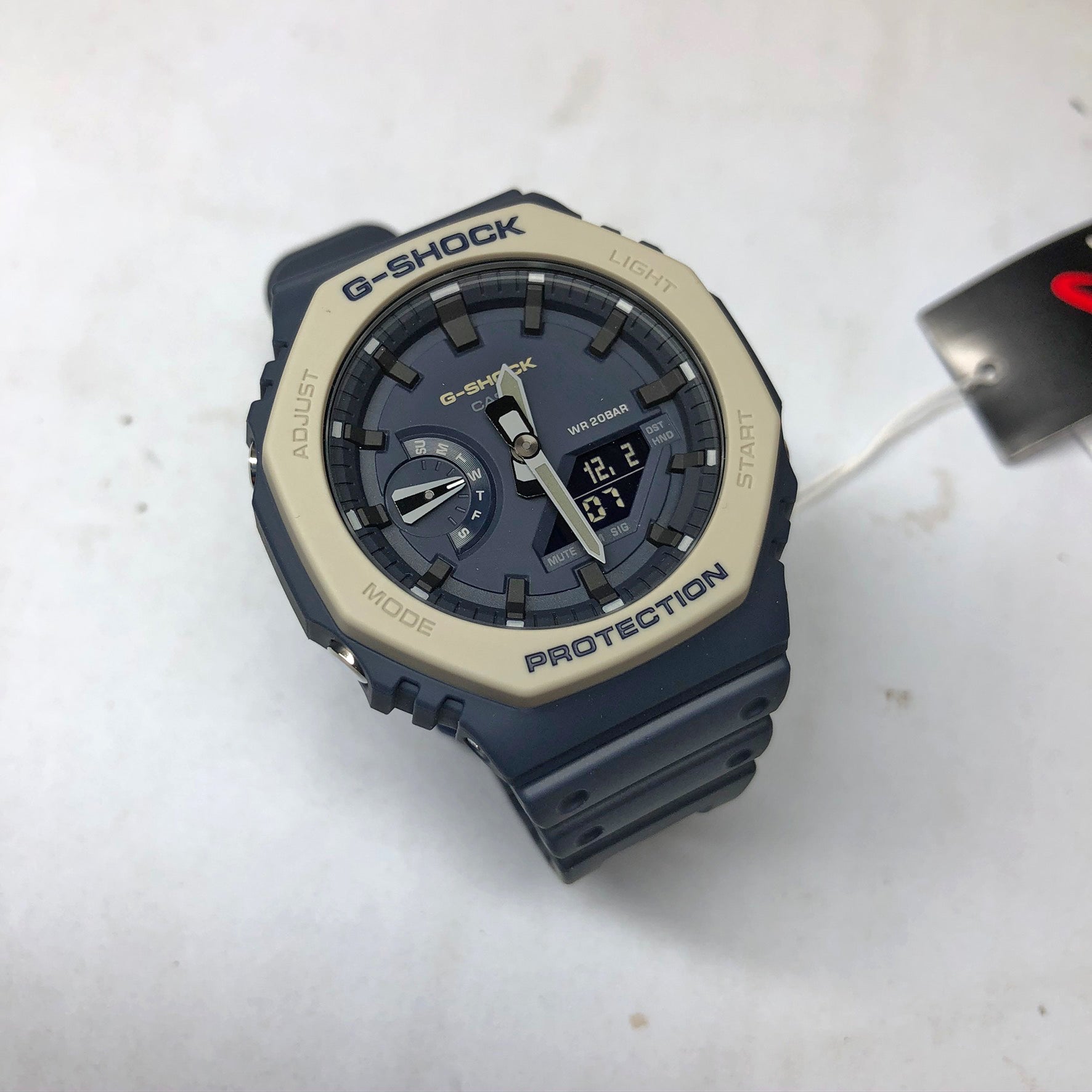 Casio G-Shock GA2110ET-2A Navy Blue Grey Carbon GA-2110ET-2A CasiOak W ...