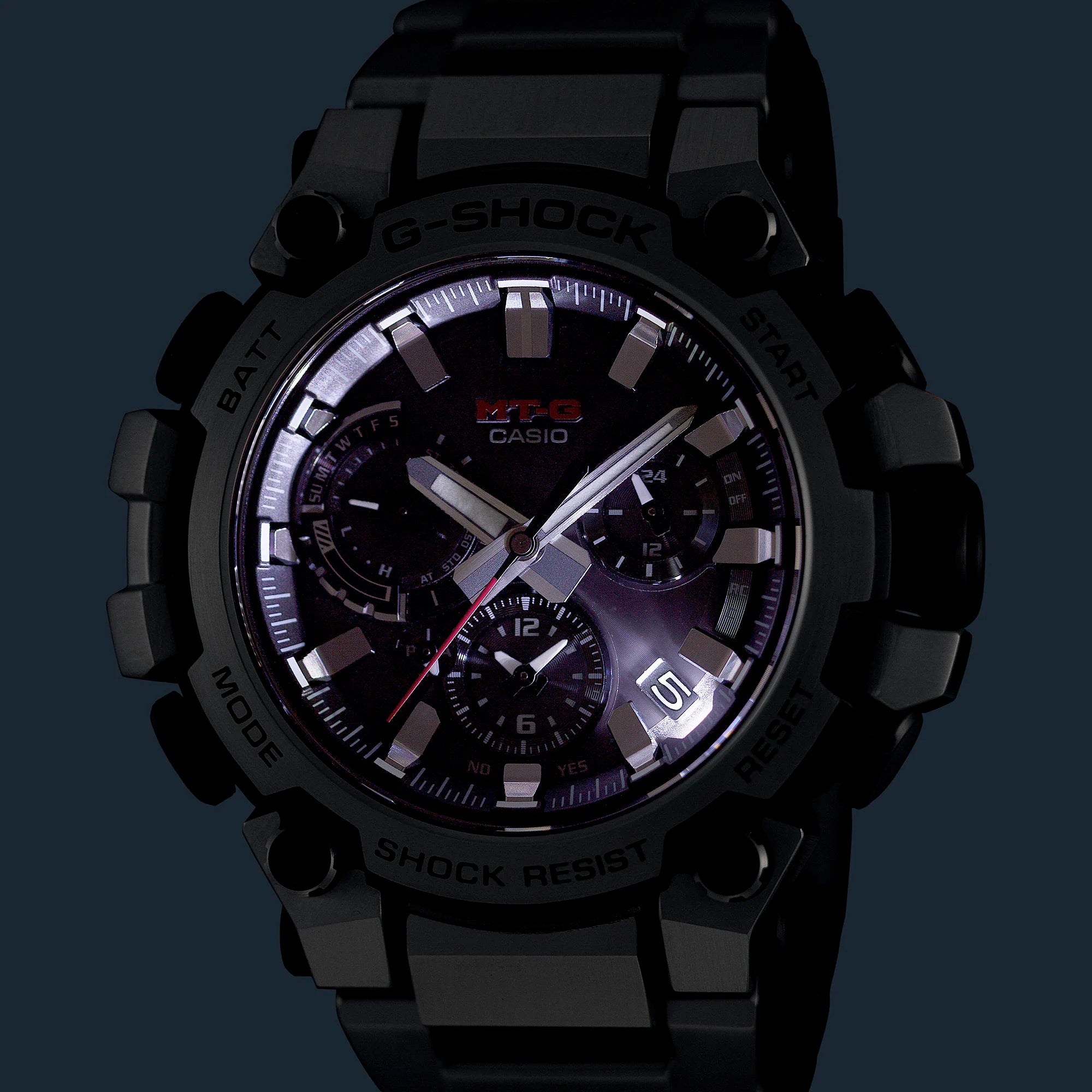 Casio G-Shock MTG MTGB3000D-1A Light and Shadow Steel Bluetooth