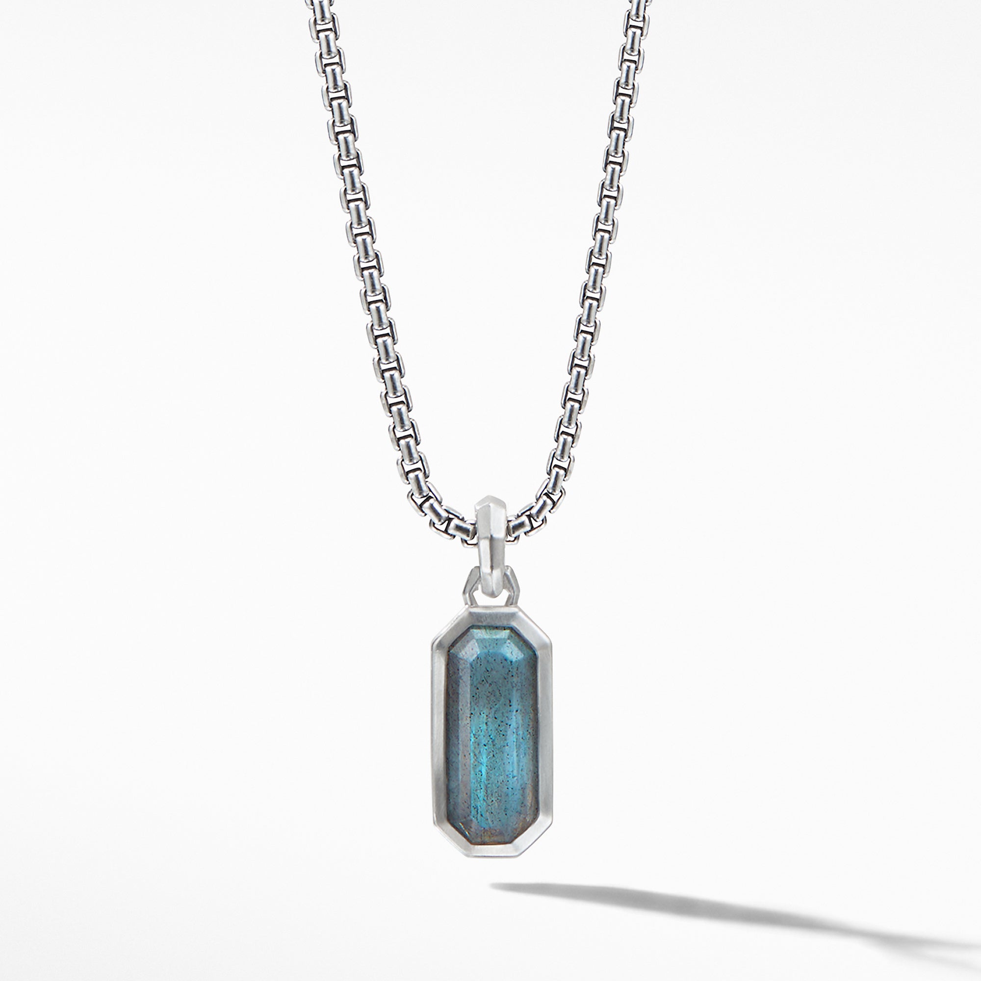David Yurman Cable Collectibles Emerald Cut Amulet with Labradorite – NAGI