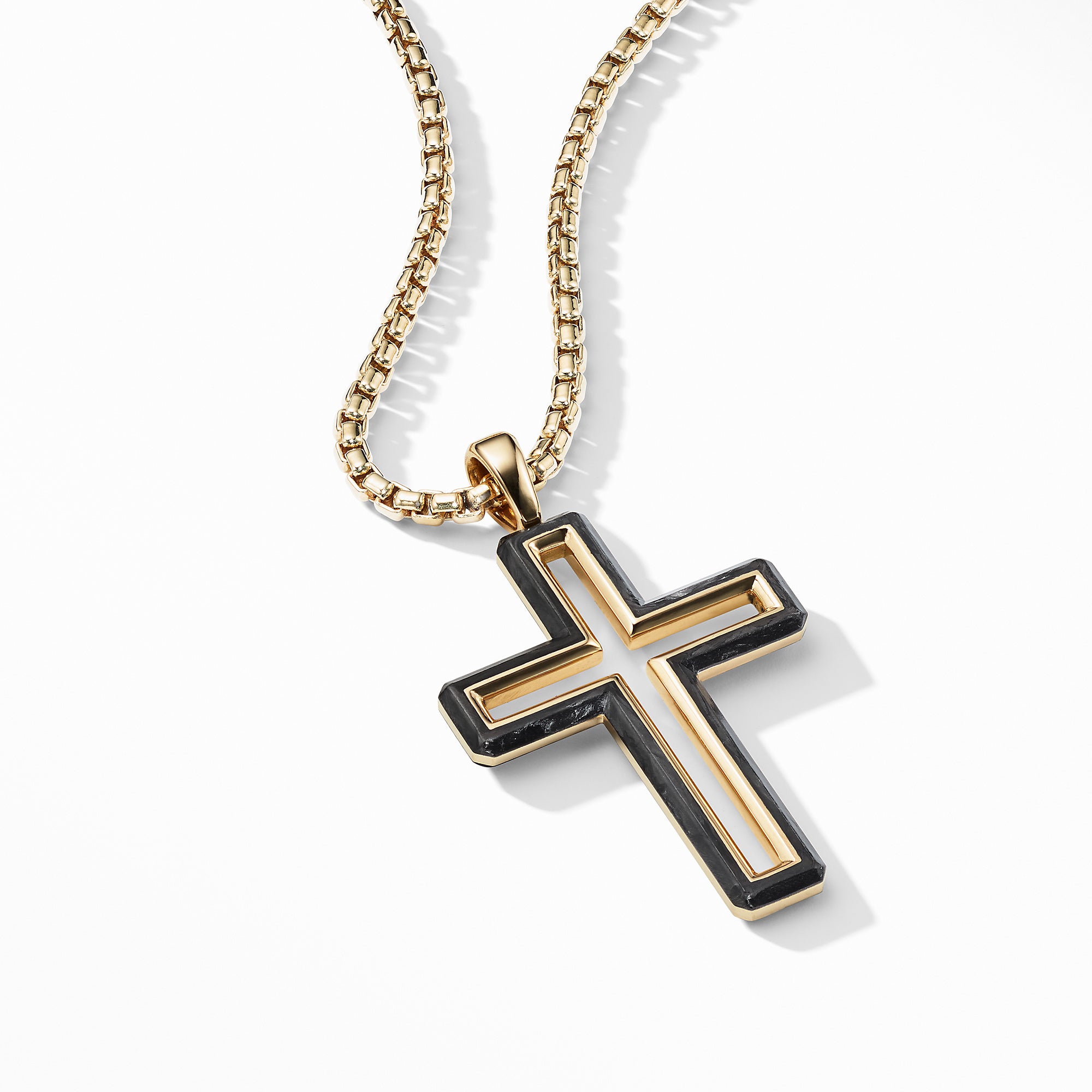 david yurman forged carbon cross