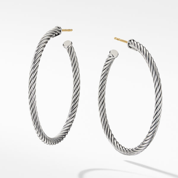 David Yurman Cable Hoop Earrings Medium – NAGI