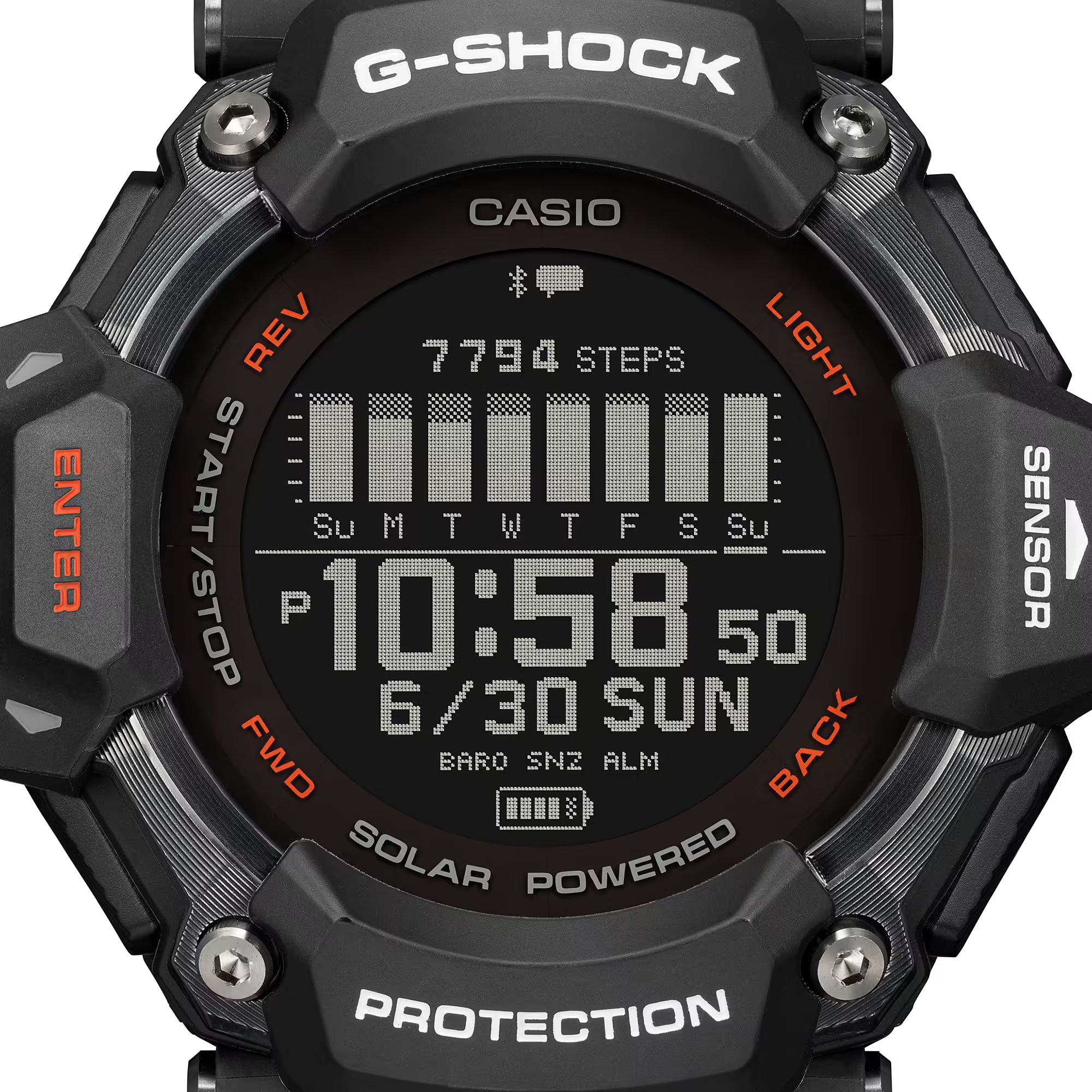 CASIO G-SHOCK GBDH2000-1A Move Heart Rate Monitor GPS Solar Activity W ...