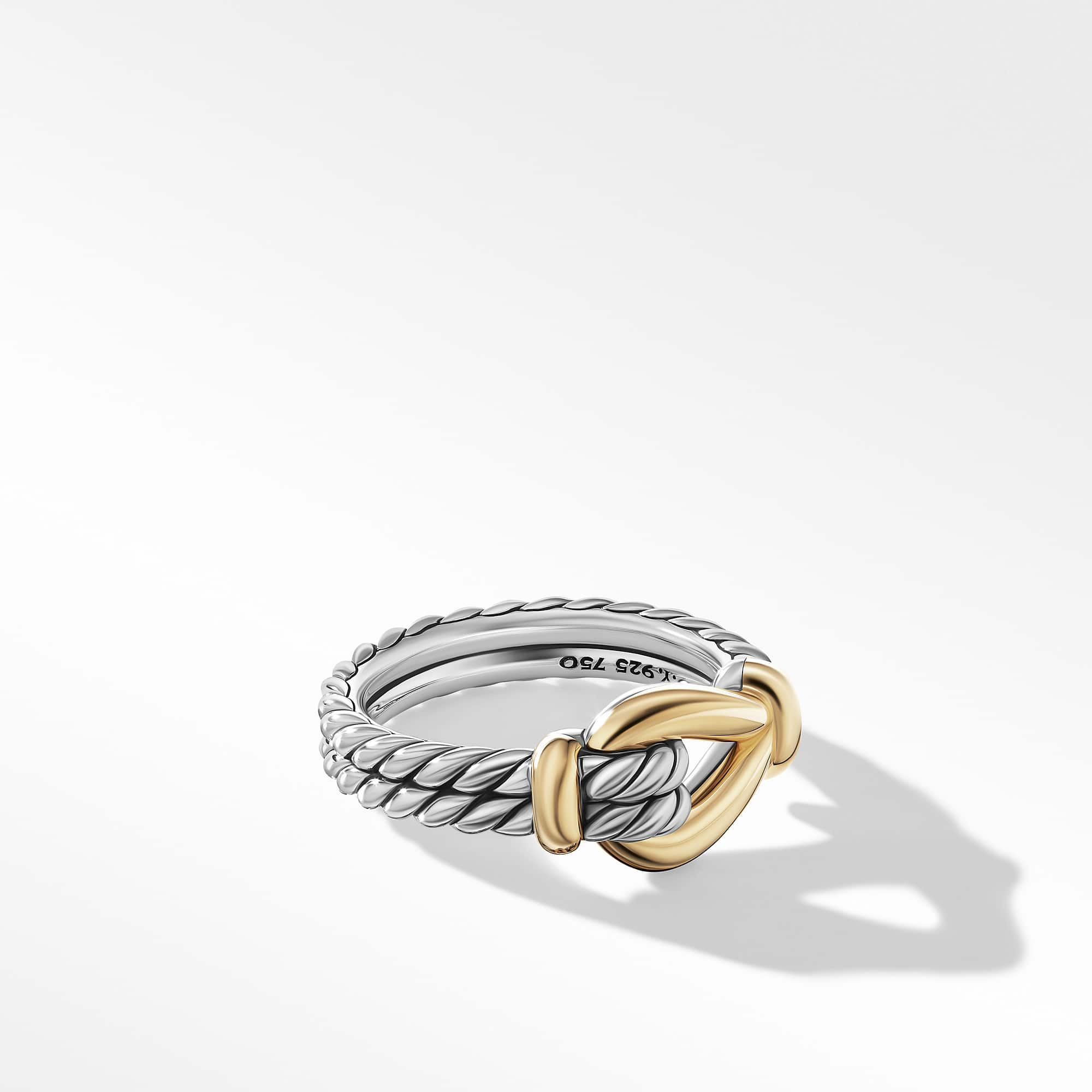 Thoroughbred Loop Ring with 18K Yellow Gold 9MM