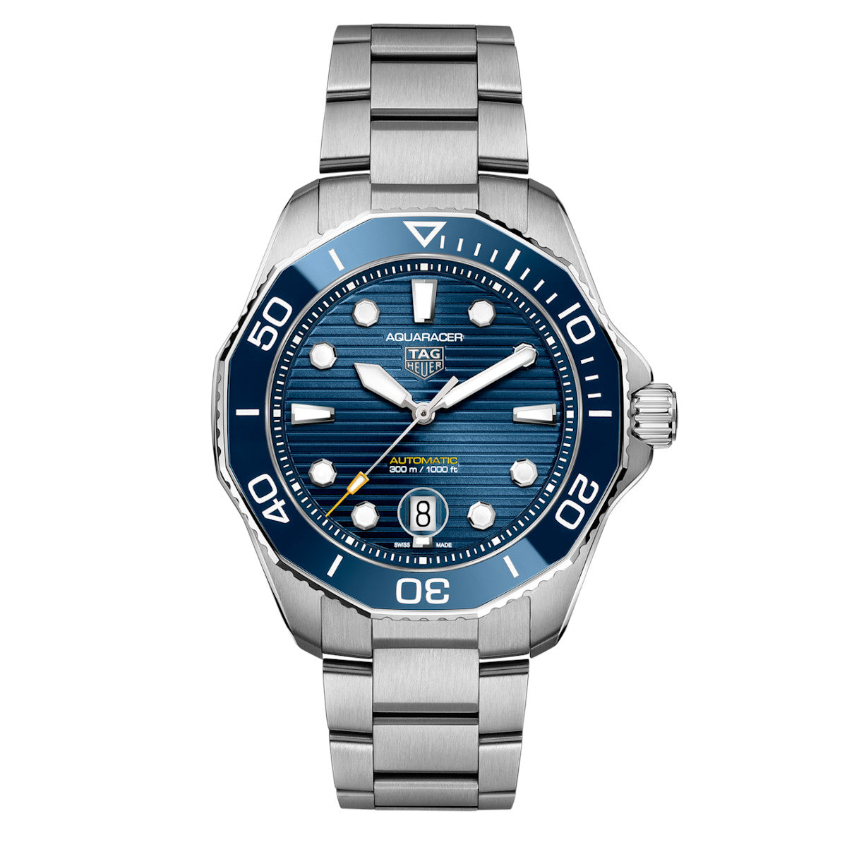 TAG Heuer 43MM Calibre 5 Automatic Aquaracer Blue Dial Steel Watch WBP201B.BA0632