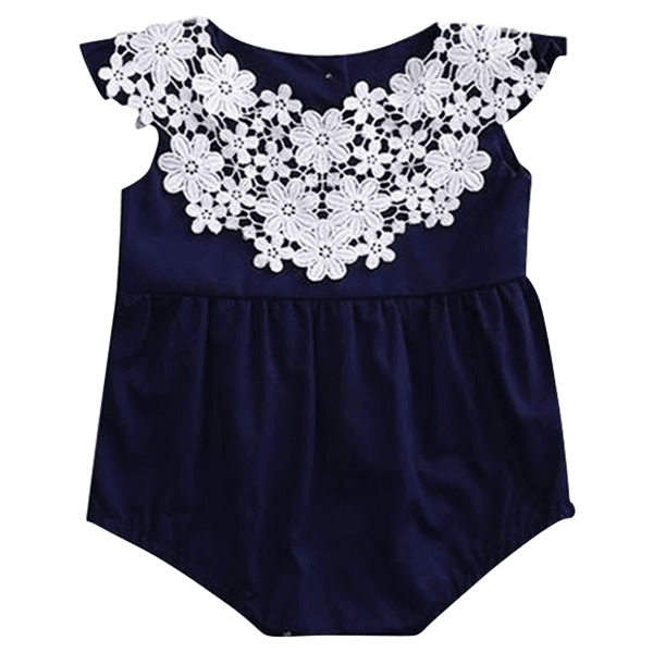 navy blue playsuit