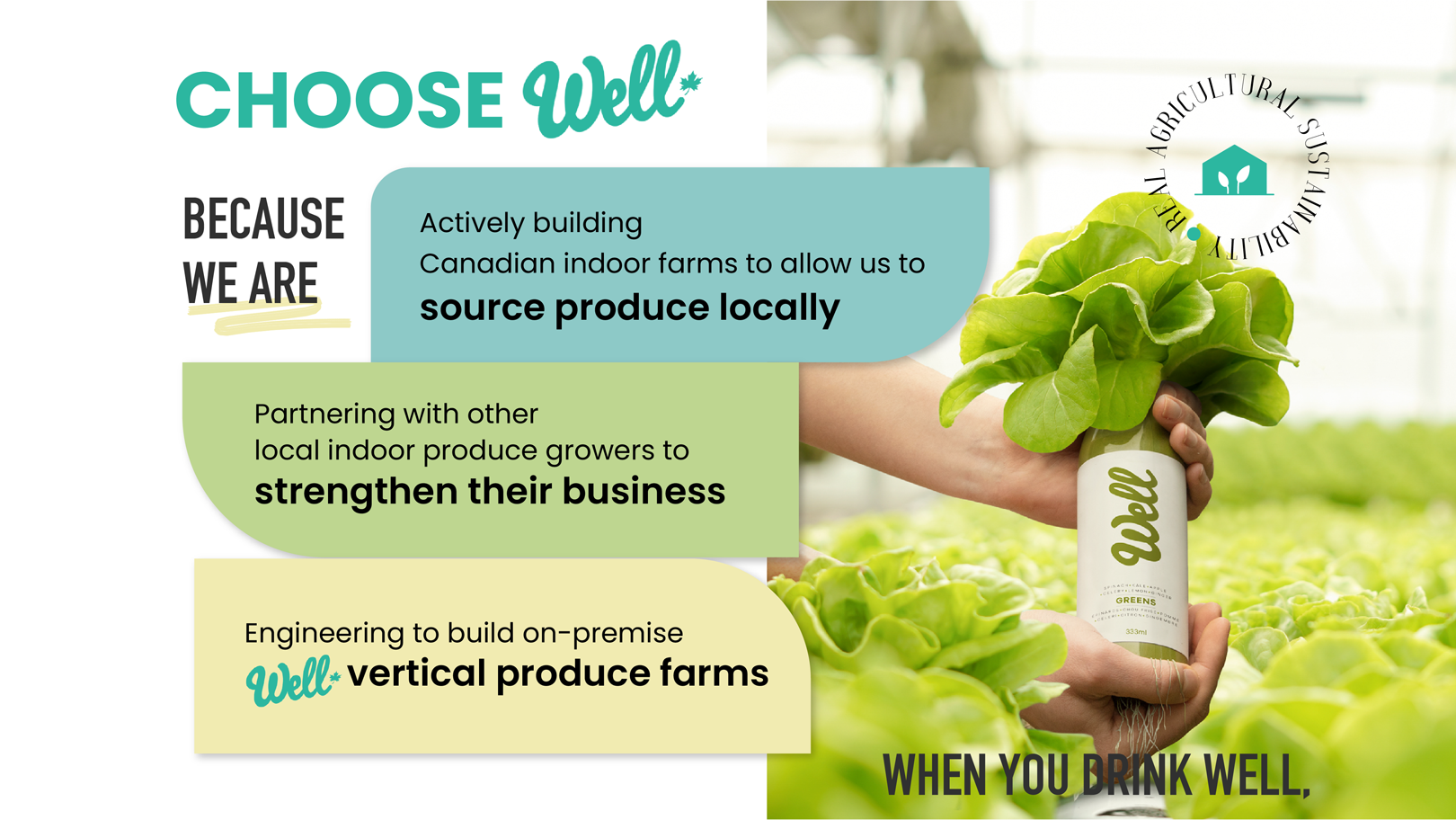 CHOOSE WELL – Well Juicery Canada