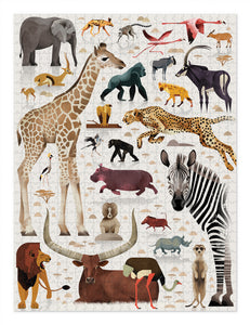 Floor Puzzle 750pc African Animals