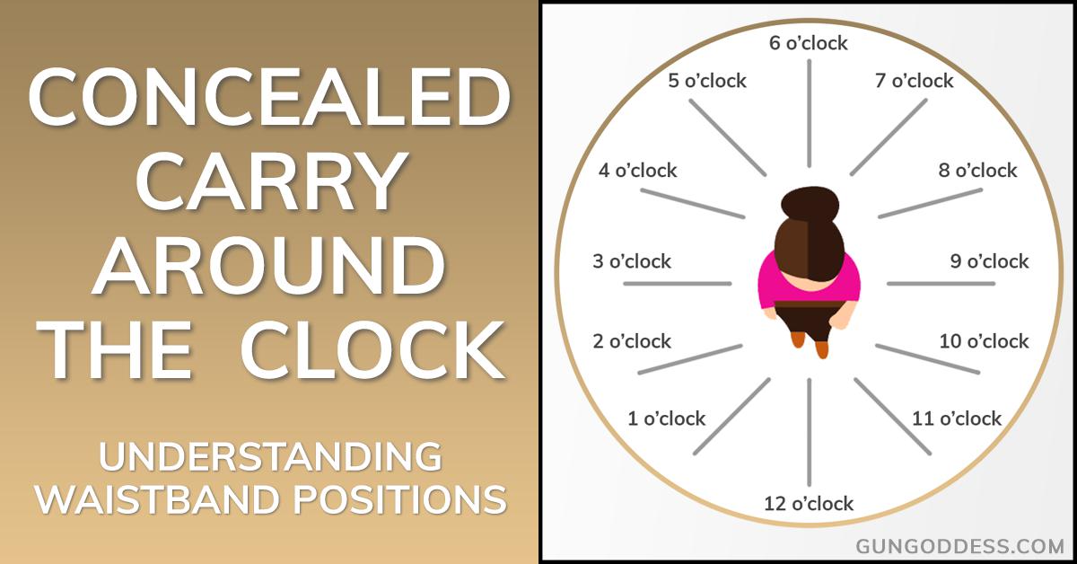 Concealed Carry Around the Clock Understanding Waistband Positions