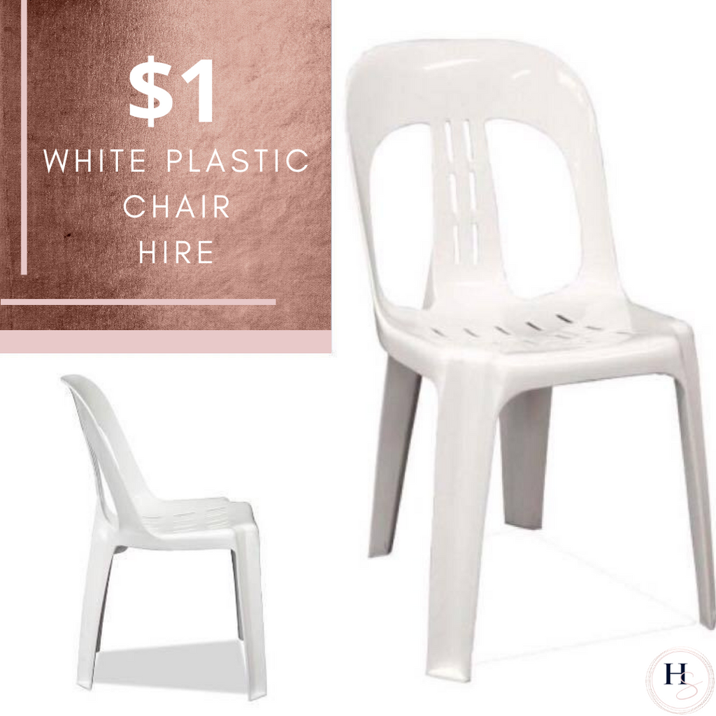 plastic chairs for hire prices