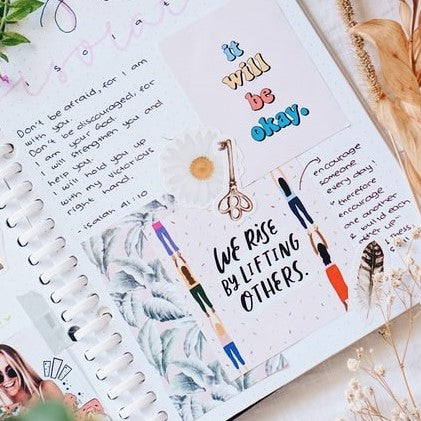 DIY Journal Kit Planner Notebook Scrapbook Diary Supplies Set Fun