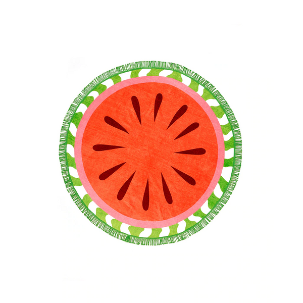  All Around Giant Circle Towel-Watermelon — PaperMarket