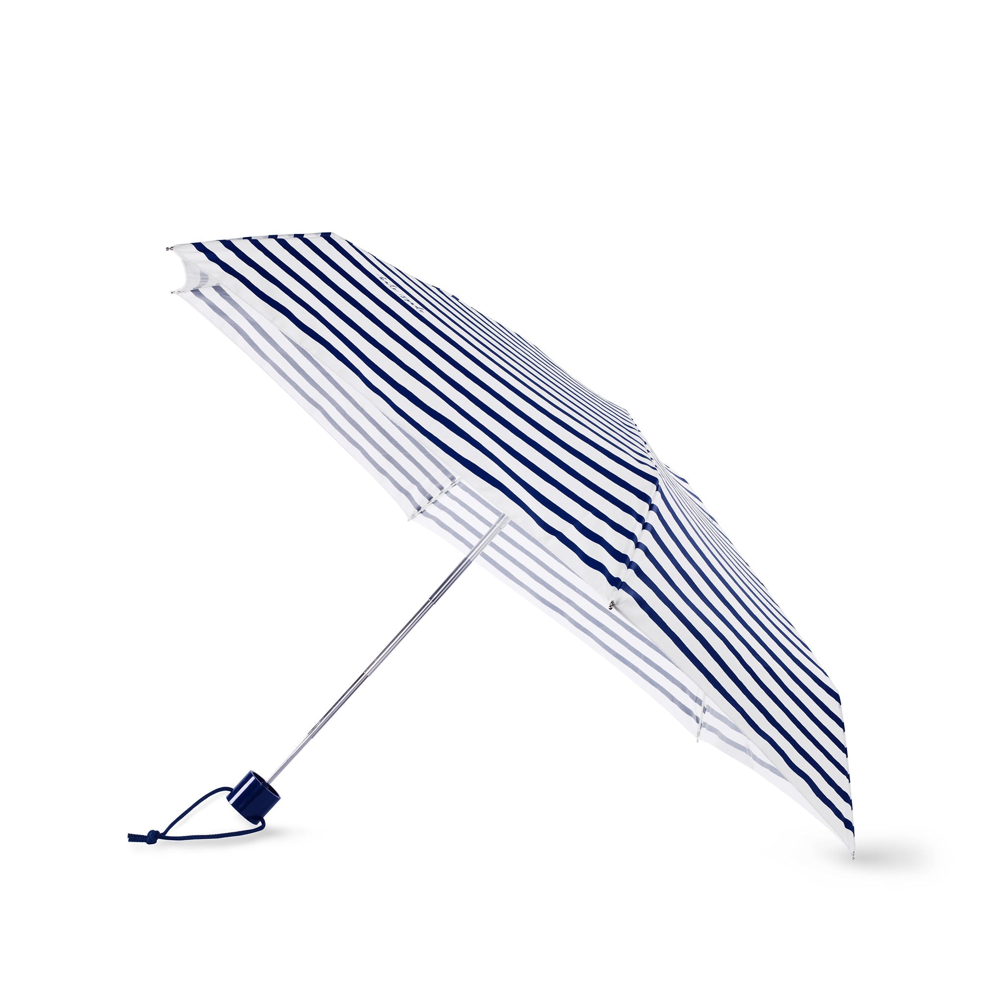 Kate Spade Mini Umbrella-Navy Painted Stripe — PaperMarket