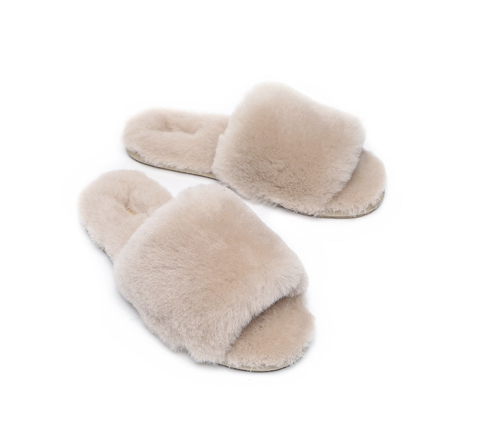 Fluffy Slides Hailey Slide – Australian Shepherd UGG Store