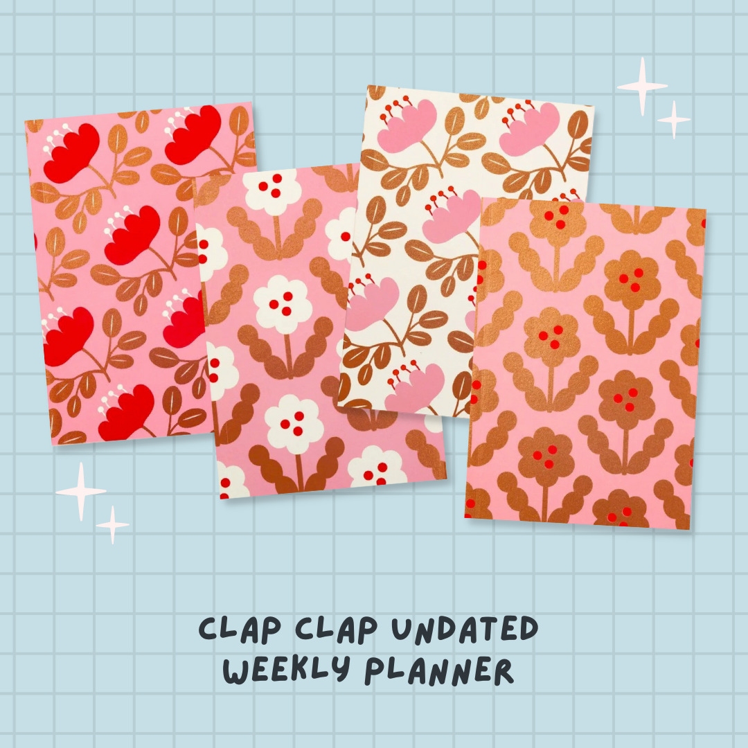 Clap Clap Undated Weekly Planner