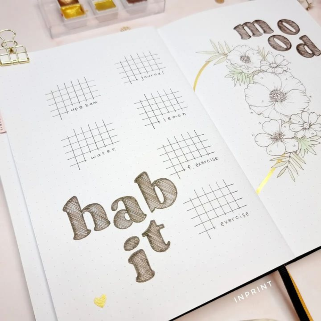 Habit tracker by @inprint.xyz via Instagram