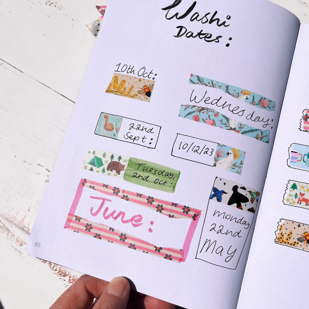 10 Washi Tape Ideas for your Bullet Journal/Planner 