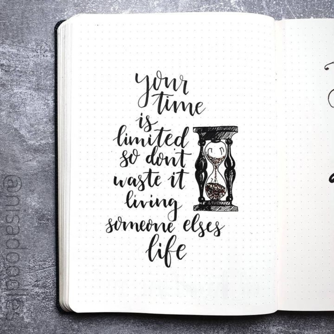 Time quote by @nisadoodles via Instagram